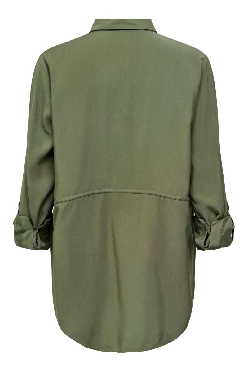 JDY - Skjorte - JDY Olli LS Long Shirt - Kalamata 