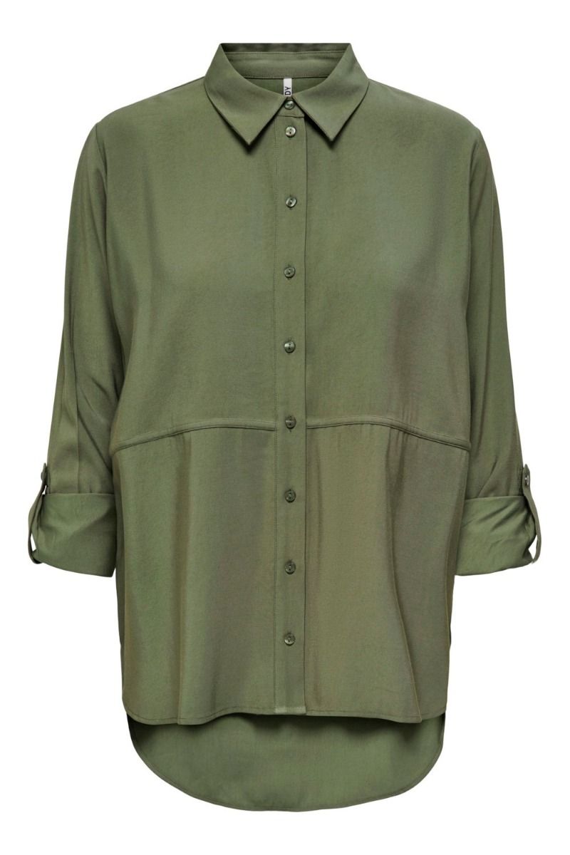 JDY - Skjorte - JDY Olli LS Long Shirt - Kalamata 