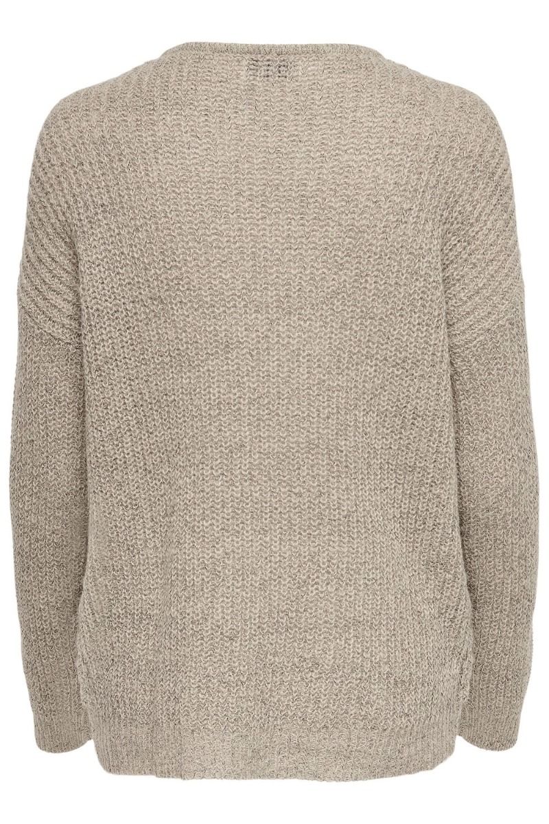 JDY - Strik - JDY New Megan L/S Pullover - Cement