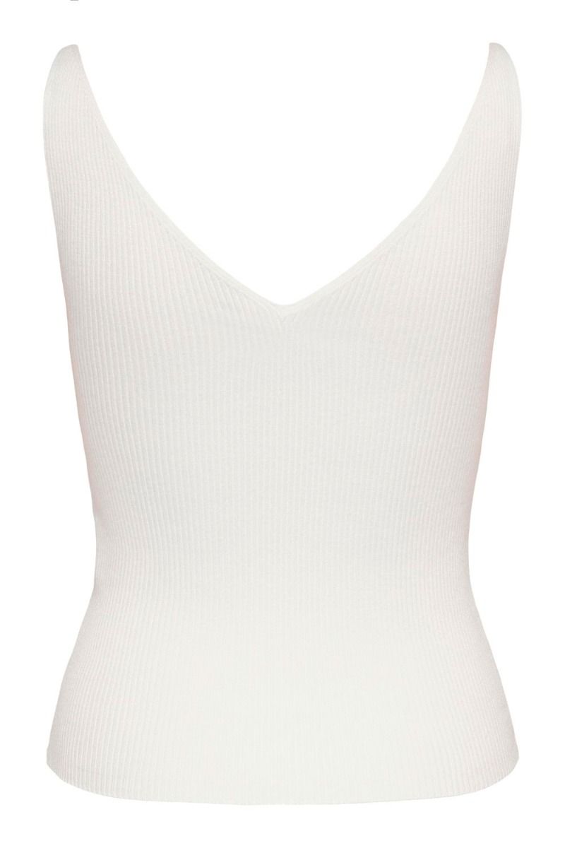 JDY - Top - JDY Nanna S/L Embroidery Top - Cloud Dancer/Heart