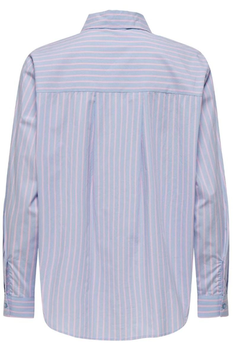 JDY - Skjorte -  JDY Nelly L/S Loose Shirt - Cashmere Blue