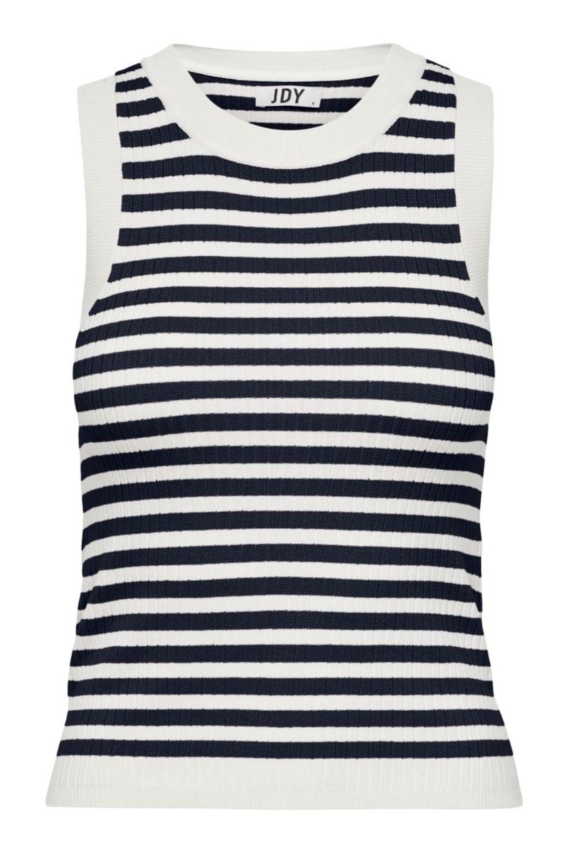 JDY - Top - Aya Tank Top - Cloud Dancer/black