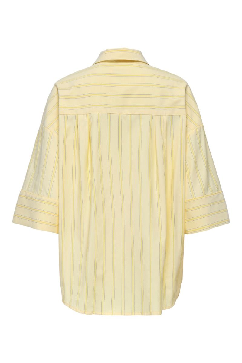 JDY - Skjorte - Blair 3/4 Loos Shirt - Pale Banana