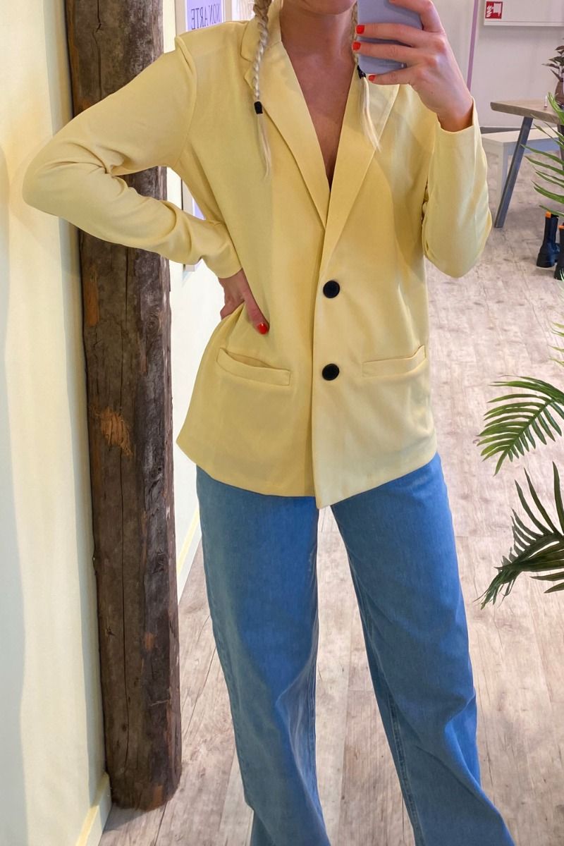 JDY - Blazer - Louisville Catia L/S Blazer - Straw