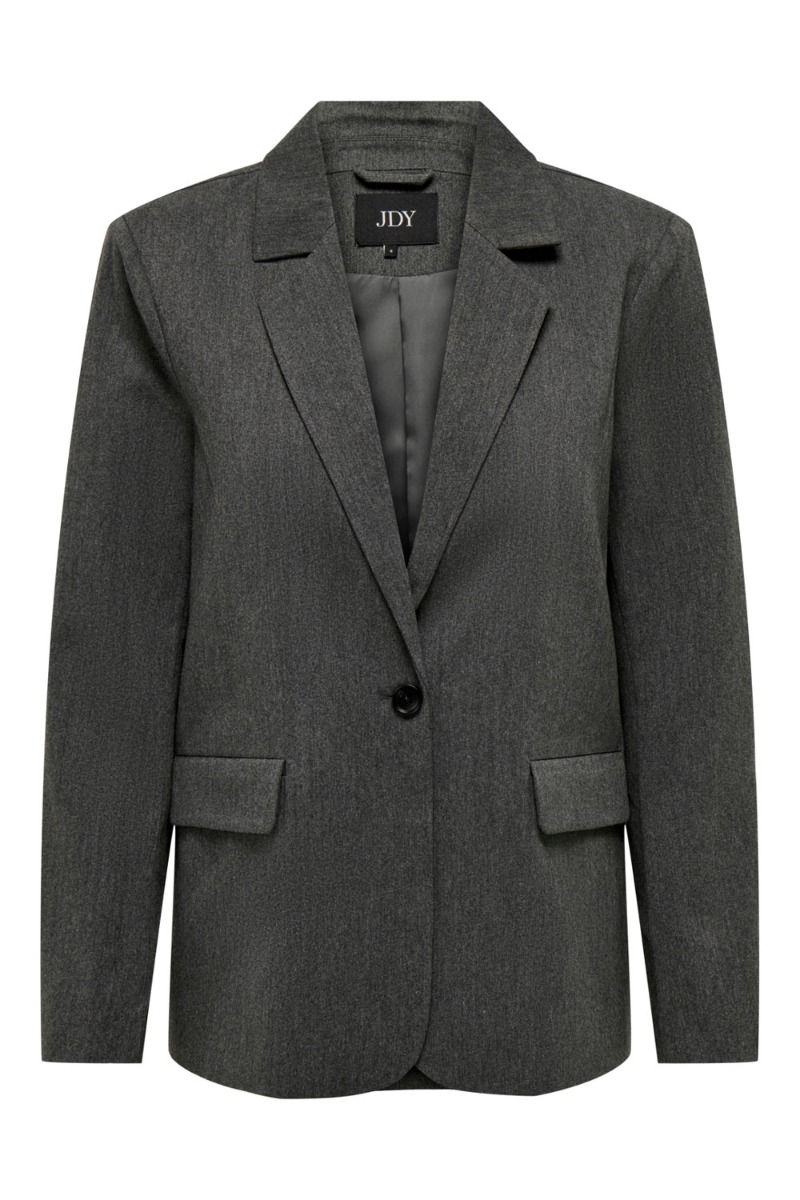 JDY - Blazer - JDY Sabina L/S Blazer - Dark Grey