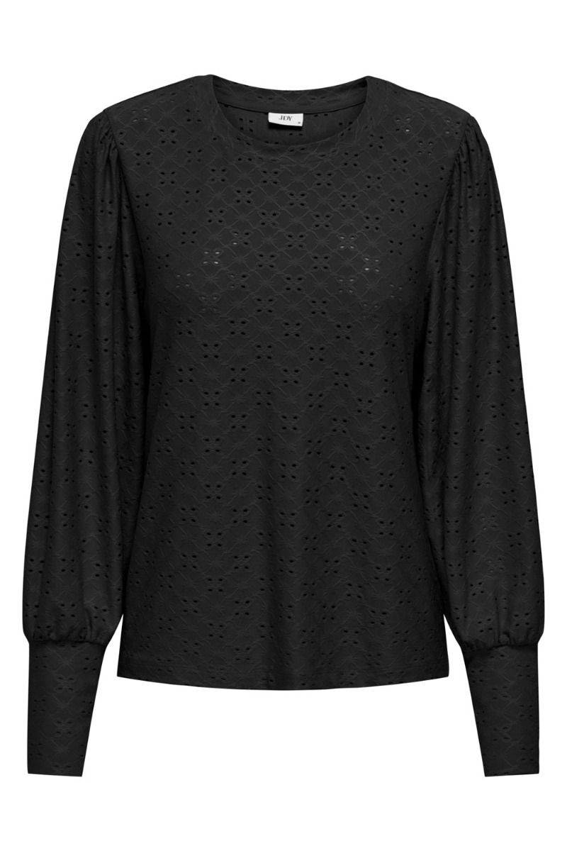 JDY - Bluse - JDY Cathinka L/S Bellsleeve Top - Black