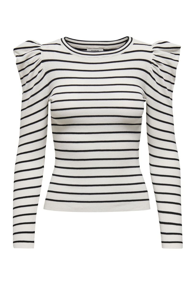 JDY - Bluse - Cerol L/S Pullover - Cloud Dancer