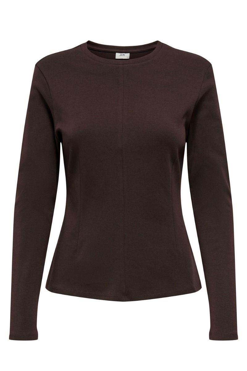 JDY - Bluse - JDY Eva L/S Top - Black Coffee