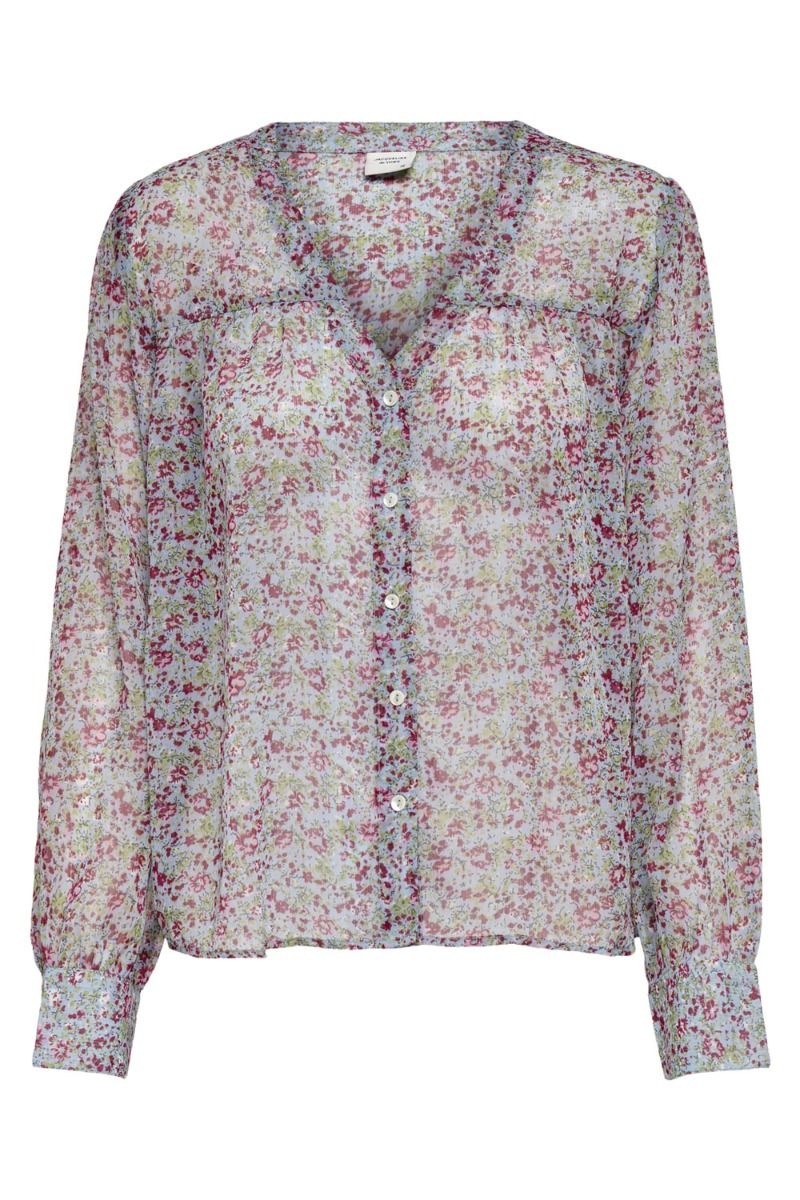 JDY - Bluse - Jennifer Life LS Shirt - Baby Blue