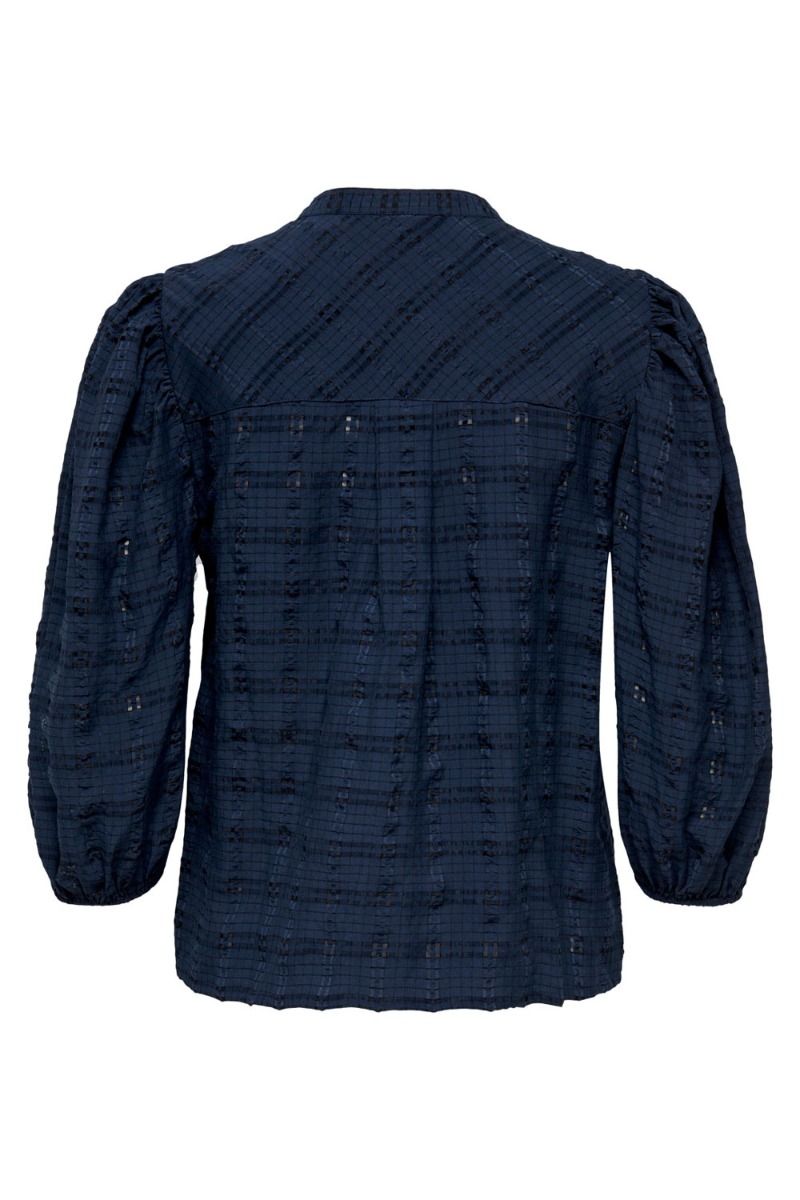 JDY - Bluse - JDY Juna 3/4 Top - Sky Captain