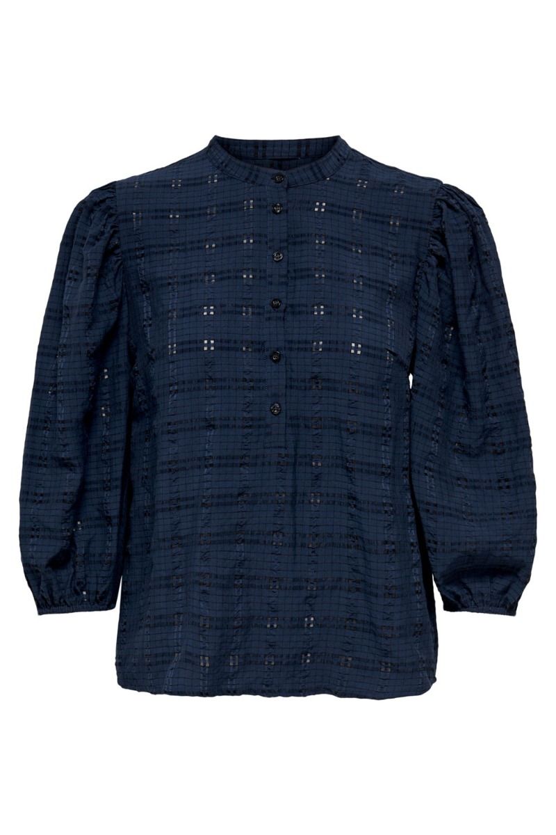 JDY - Bluse - JDY Juna 3/4 Top - Sky Captain