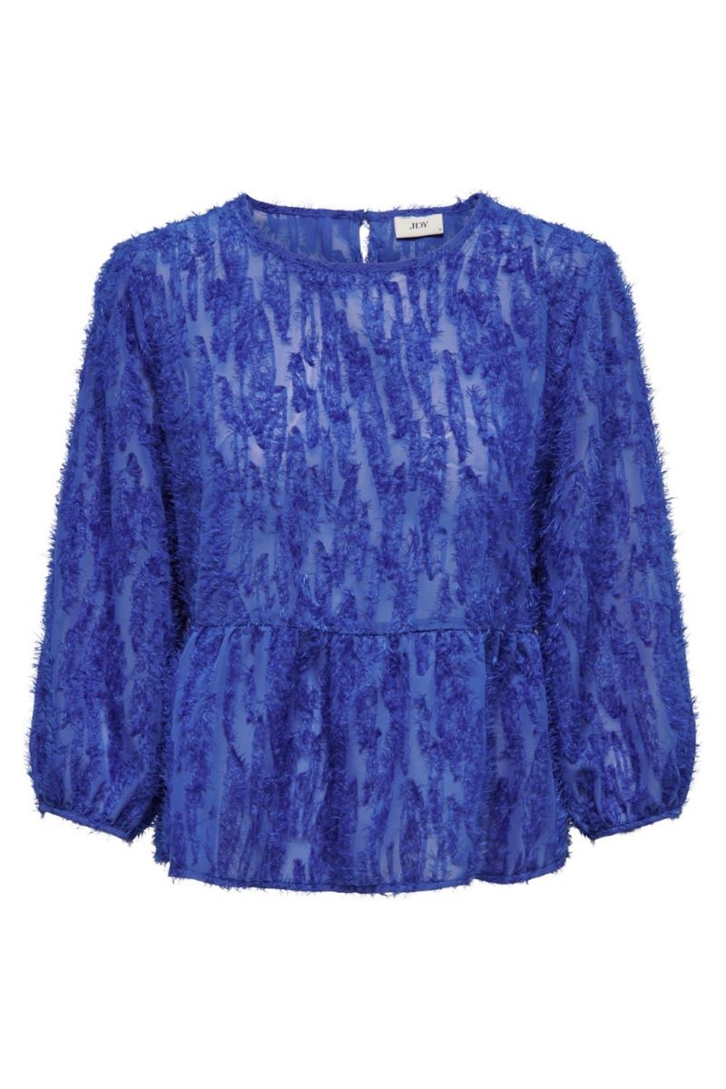 JDY - Bluse - JDY King 3/4 Top - Dazzling Blue