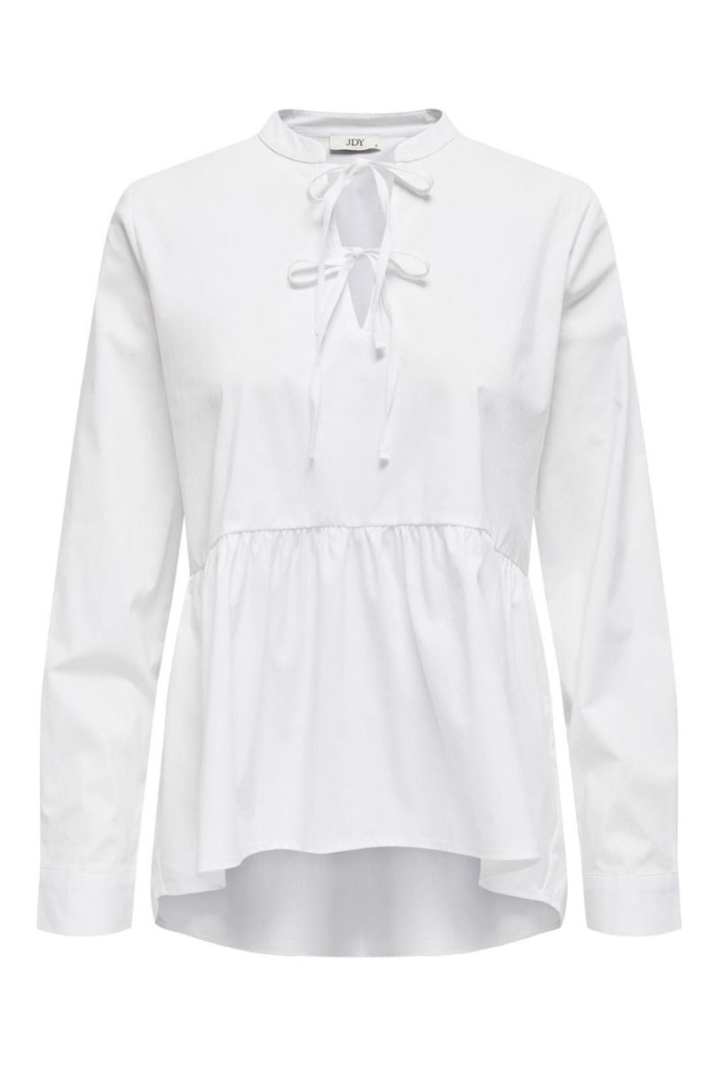 JDY - Bluse - JDY Mio String Top - White