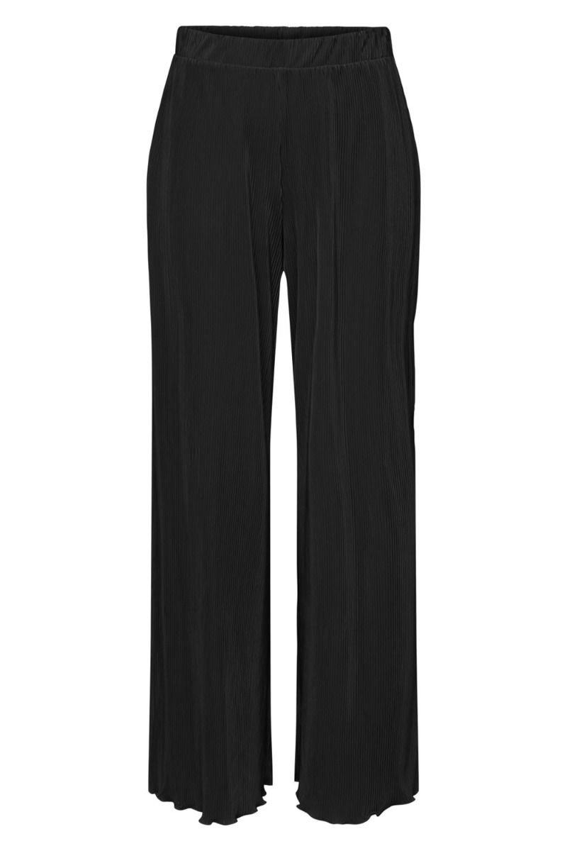 JDY - Bukser - JDY Cita Wide Pleat Pant - Black