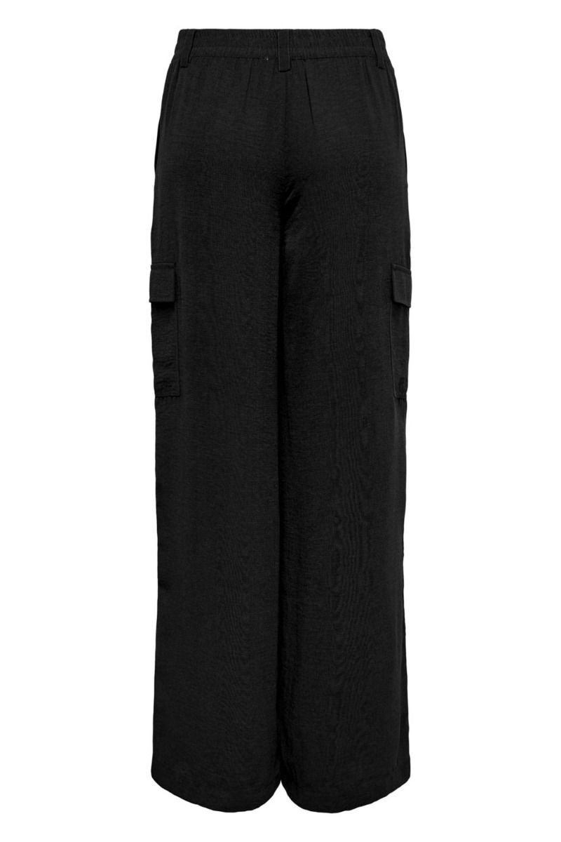JDY - Bukser - JDY Divya MW Cargo Pant - Black