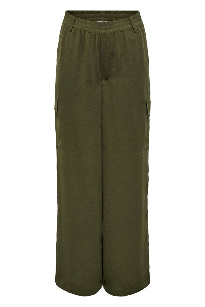 JDy - Bukser - JDY Divya MW Cargo Pant - Forest Night