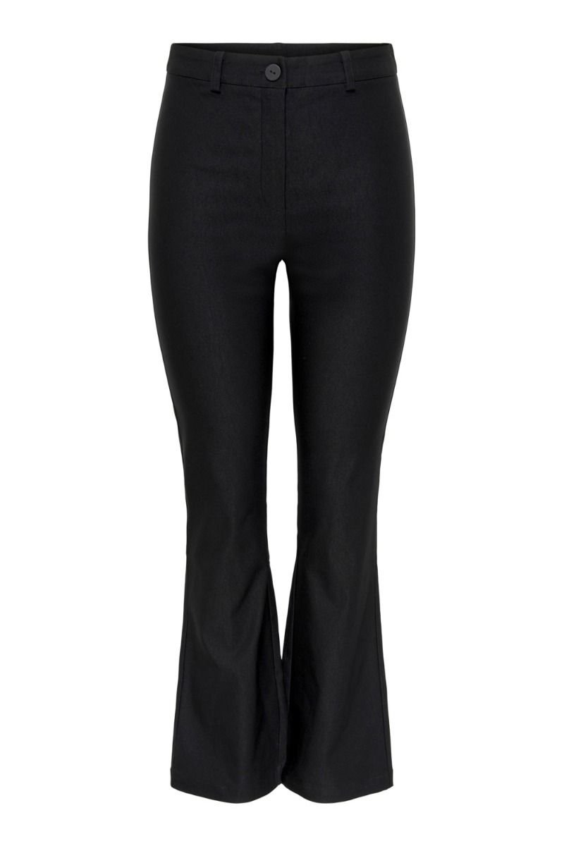 JDY - Bukser - JDY Lola HW Flared Pant - Black