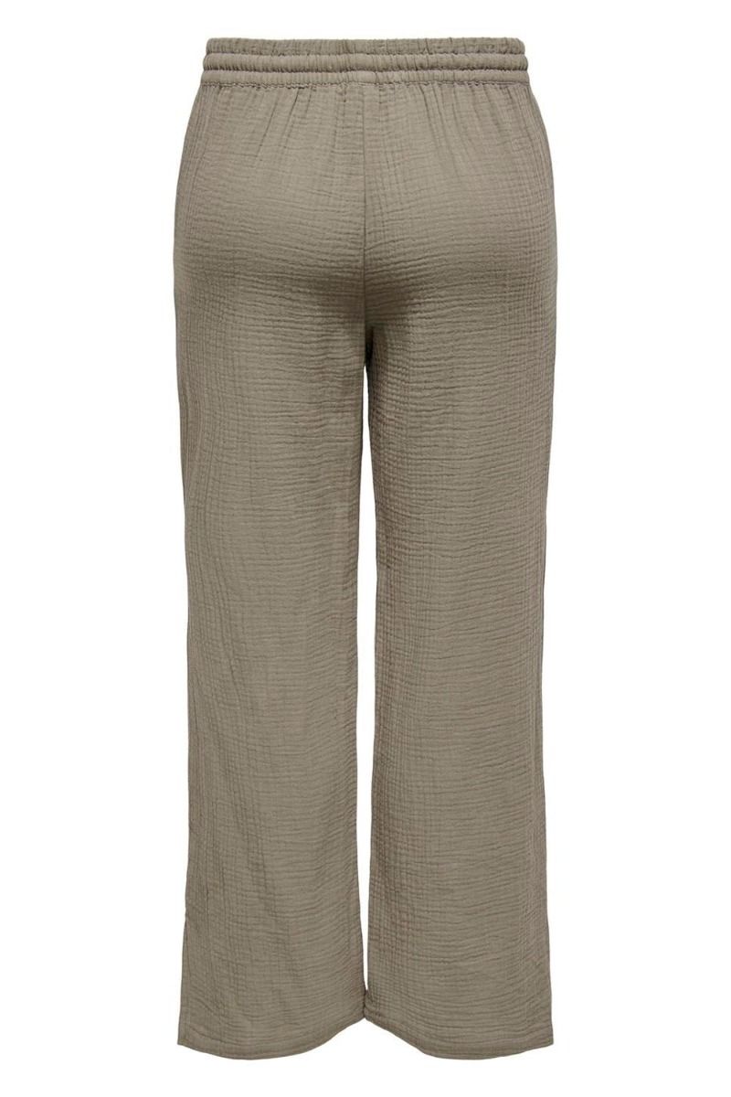 JDY - Bukser - JDY Theis Life Wide Slit Pant - Brindle