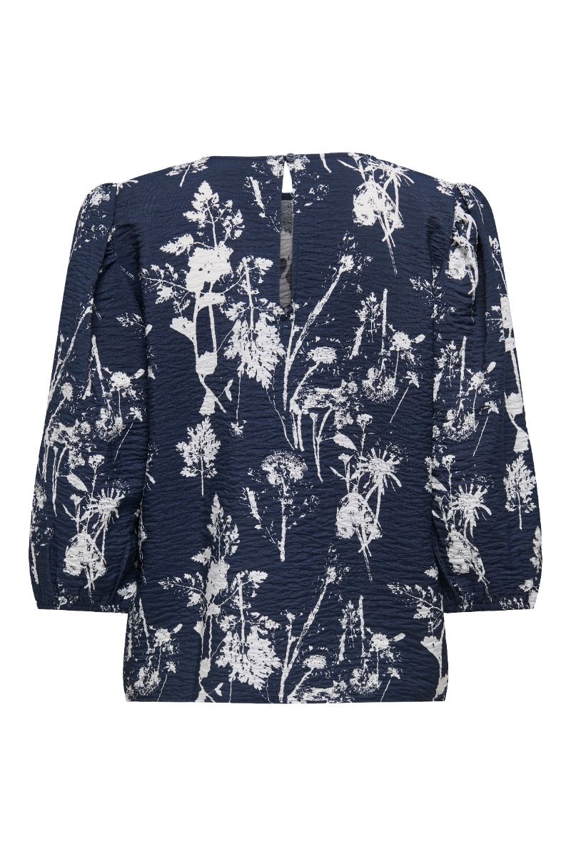 JDY - Bluse - Camille 3/4 Top - Total Eclipse