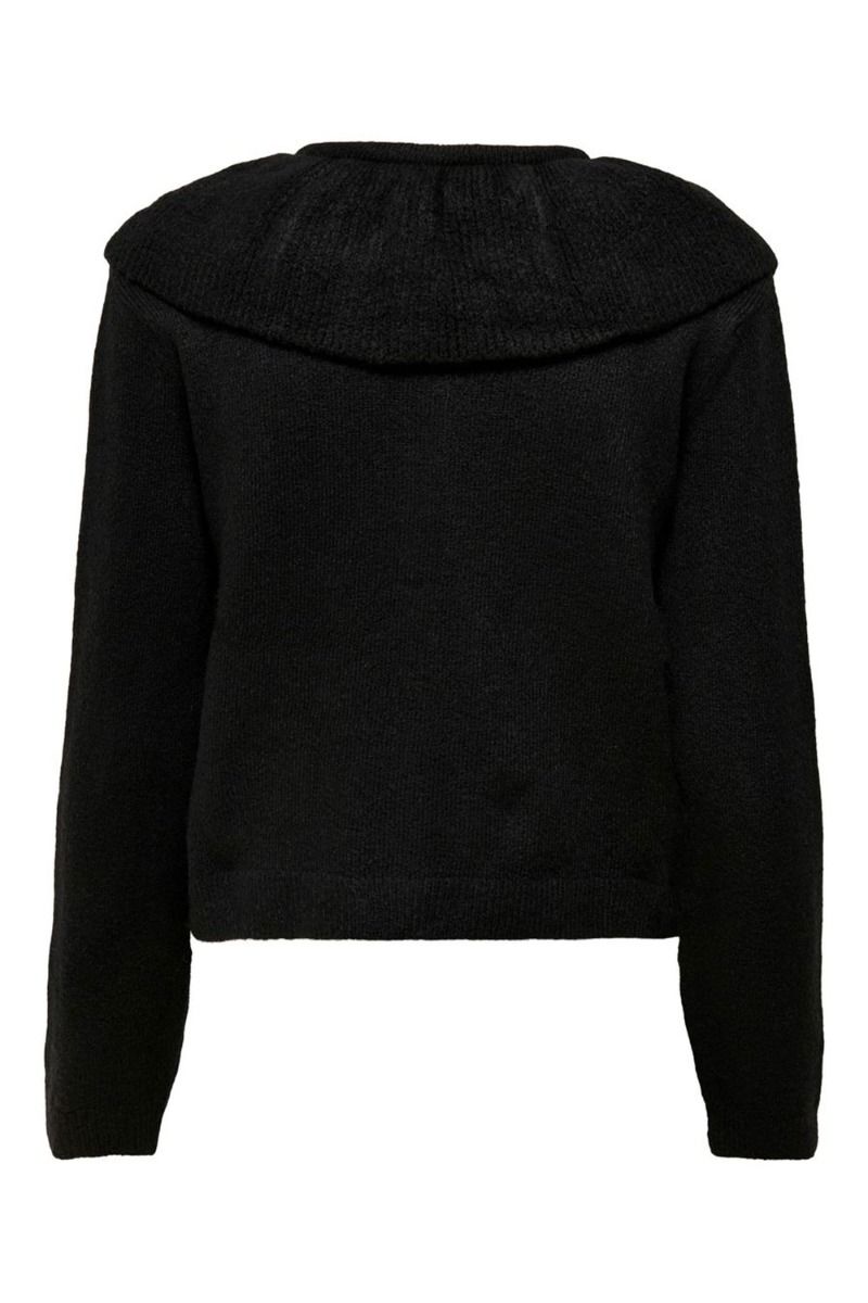 JDY - Cardigan - Camille LS Collar Cardigan KNT - Black