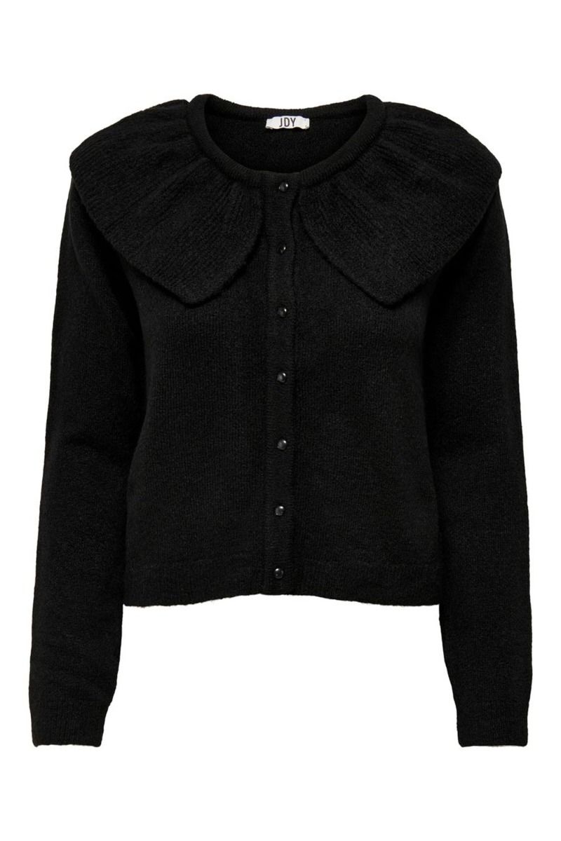 JDY - Cardigan - Camille LS Collar Cardigan KNT - Black