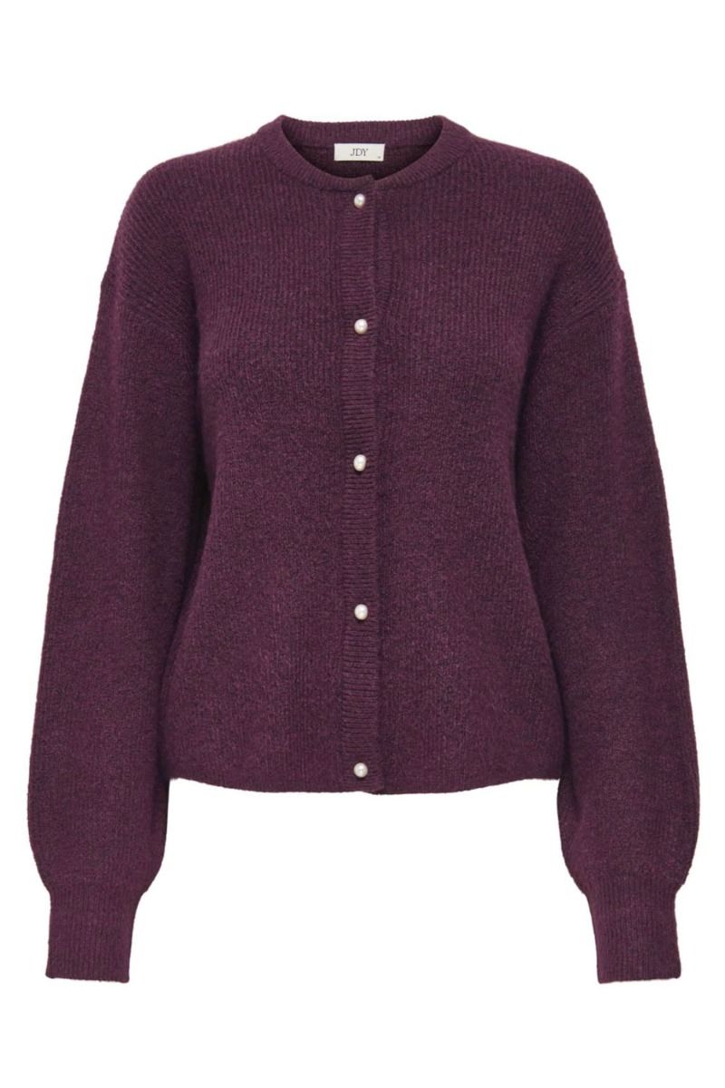 JDY - Cardigan - Lumi Life L/S Button Cardigan - Fig