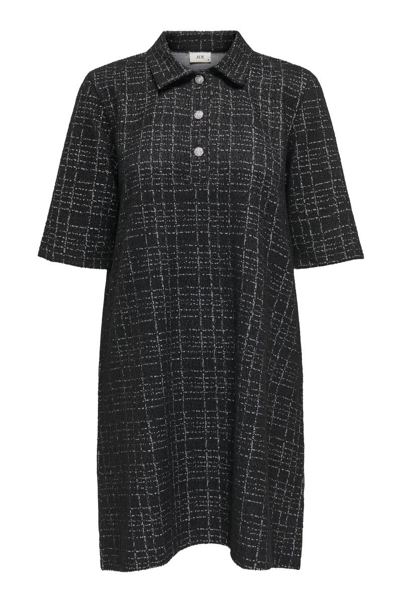 JDY - Kjole - Dorit 2/4 Collar Dress - Black