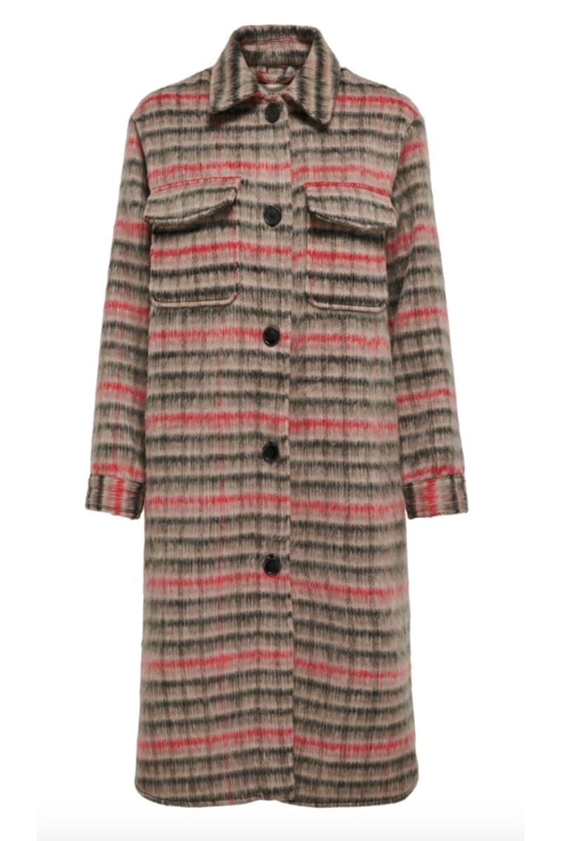 JDY - Jakke - JDY Bea Umala Long Shacket - Chateau Gray