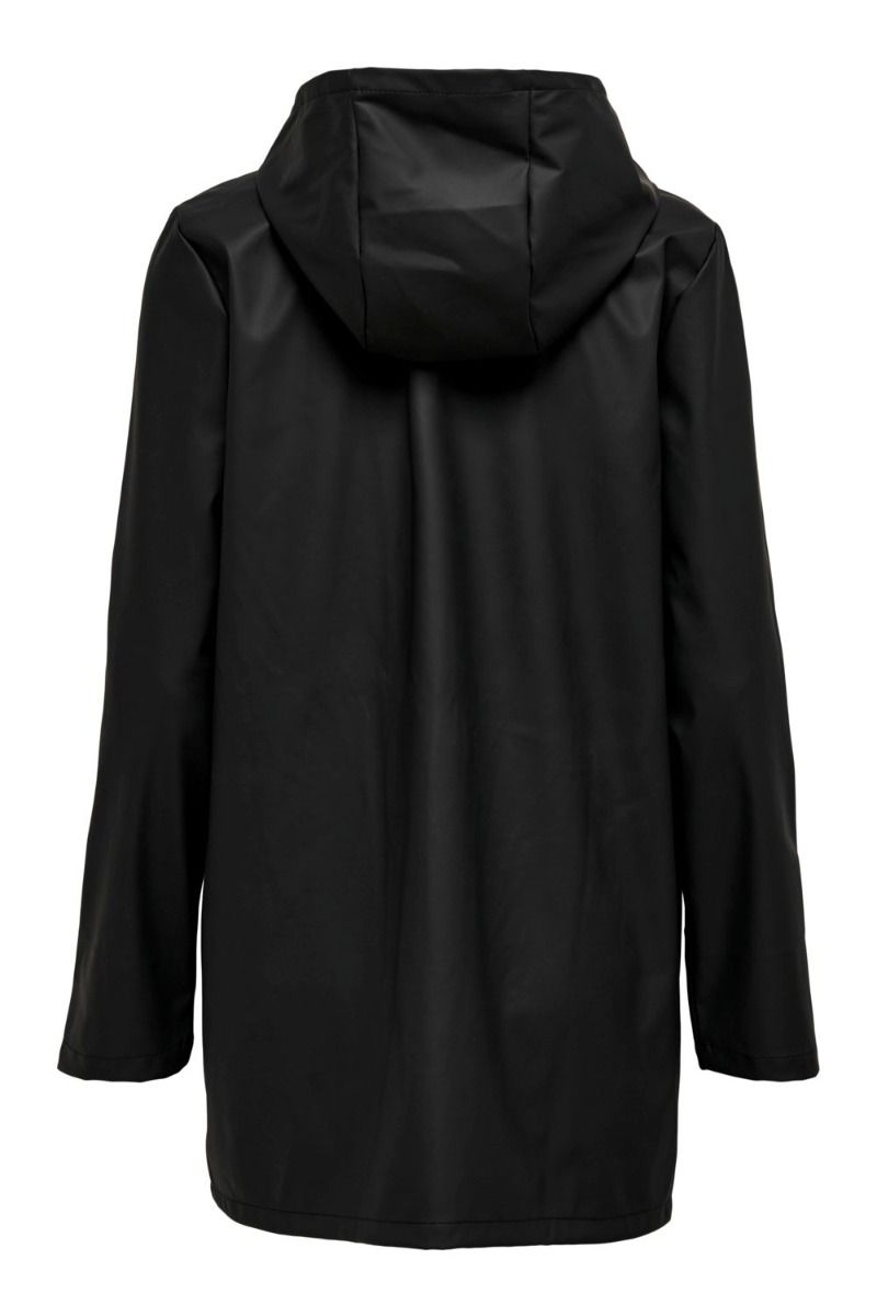 JDY - Jakke - JDY Elisa Raincoat - Black