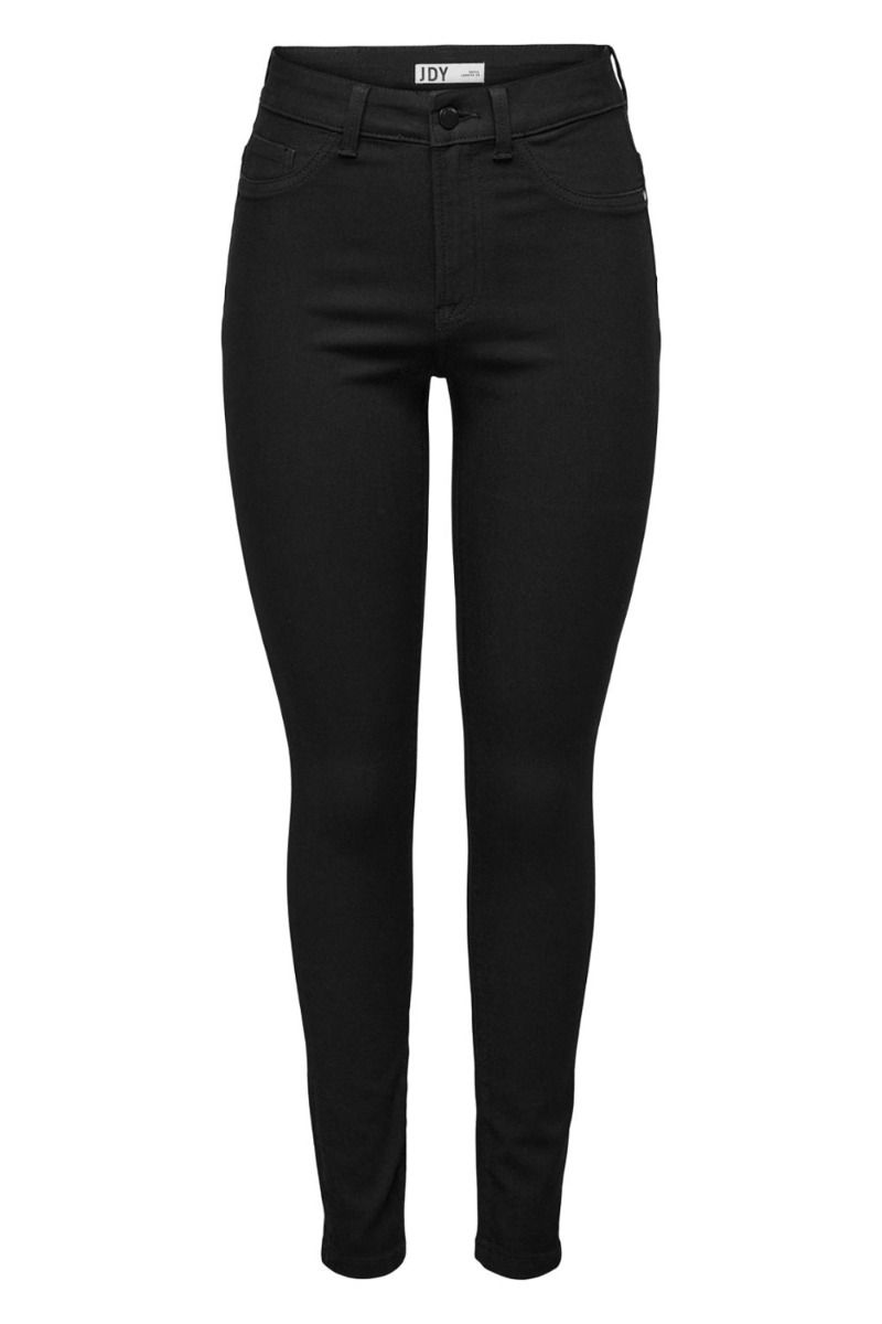 JDY - Jeans - JDY Tulga Anni Hw Ank Skinn Jeans Mix Dnm - Black Denim