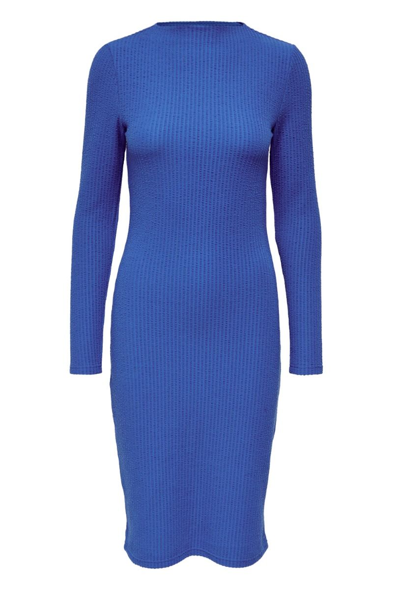JDY - Kjole - JDY Alice L/S Dress - Strong Blue