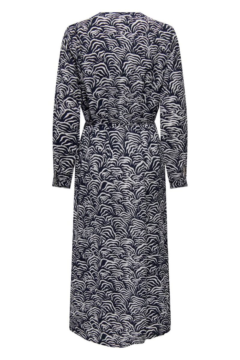 JDY - Kjole - JDY Beate L/S Shirt Dress - Sky Captain