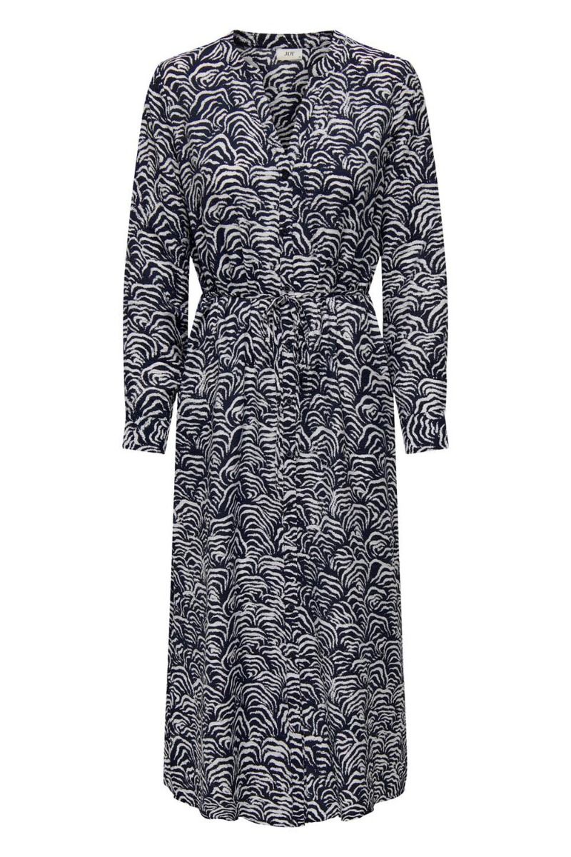 JDY - Kjole - JDY Beate L/S Shirt Dress - Sky Captain