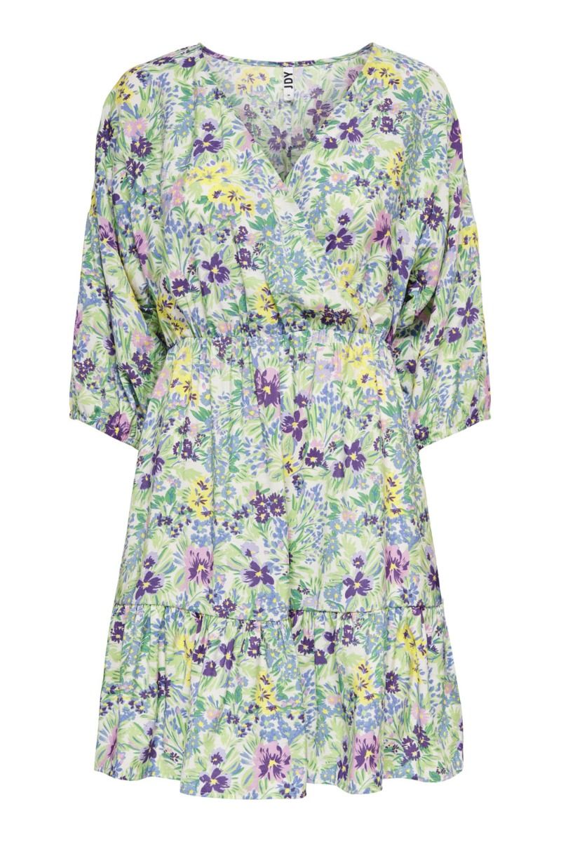 JDY - Kjole - Bertha 3/4 Dress - Cloud Dancer