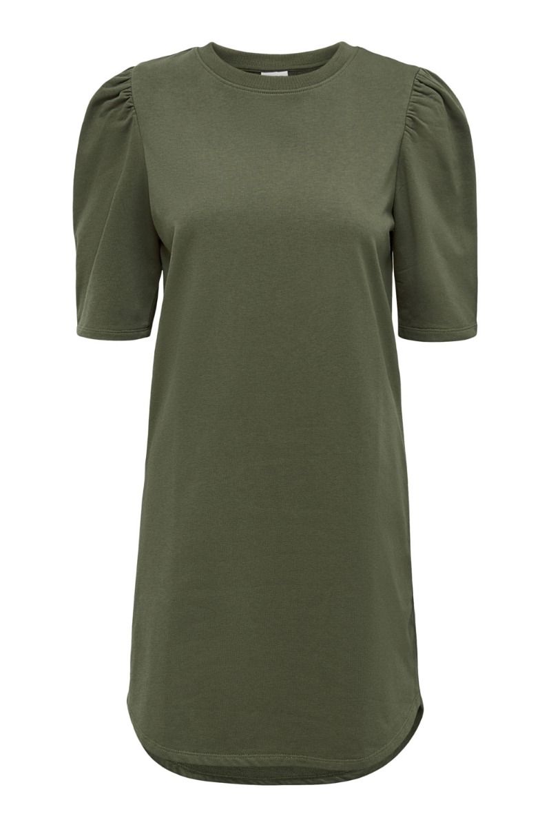 JDY - Kjole - Bine Ivy Life 2/4 Puff Dress - Kalamata 