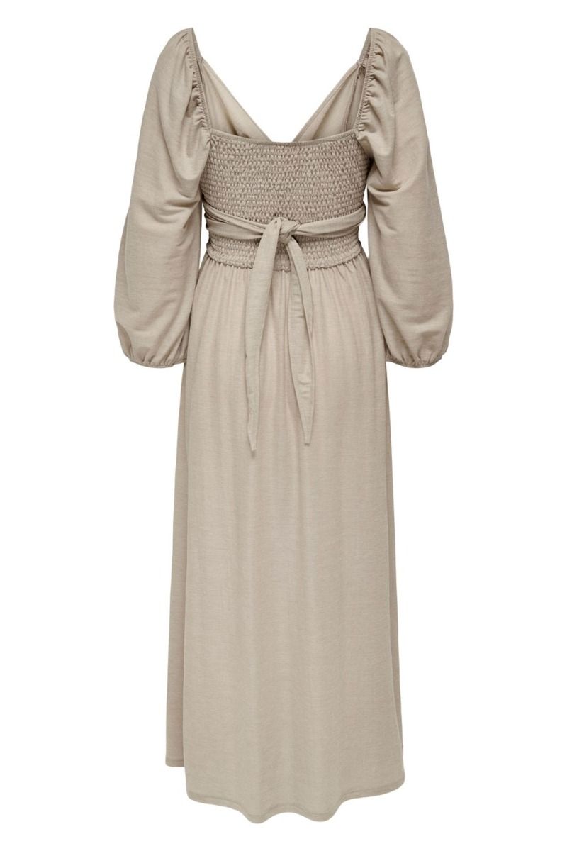 JDY - Kjole - JDY Birdie 3/4 3-Way Midi Dress - Chateau Gray