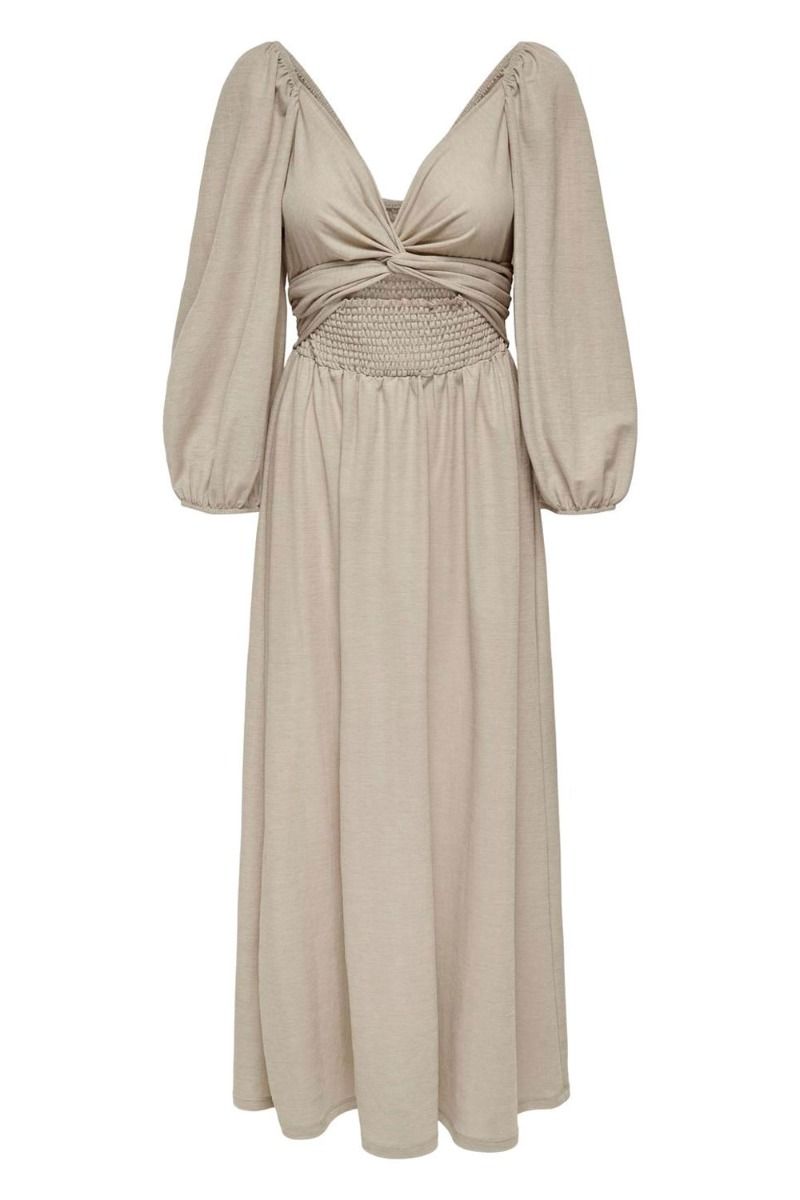 JDY - Kjole - JDY Birdie 3/4 3-Way Midi Dress - Chateau Gray