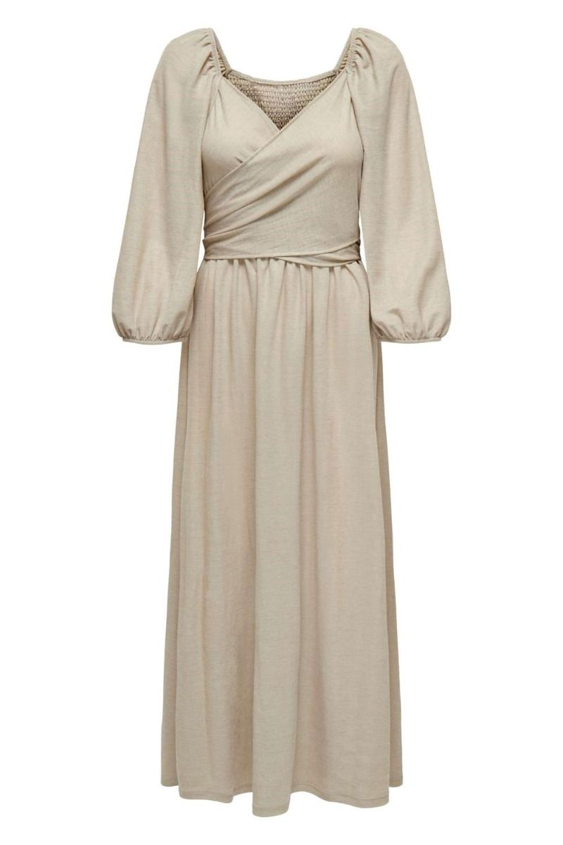 JDY - Kjole - JDY Birdie 3/4 3-Way Midi Dress - Chateau Gray