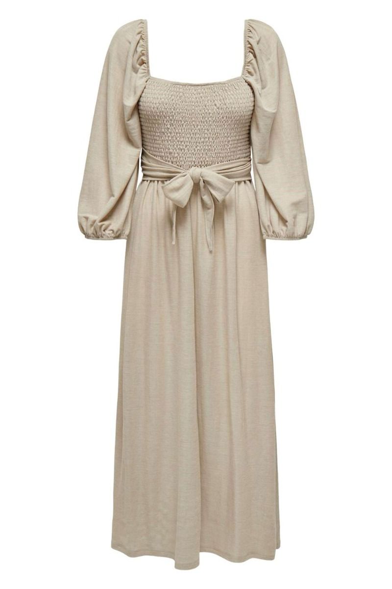 JDY - Kjole - JDY Birdie 3/4 3-Way Midi Dress - Chateau Gray