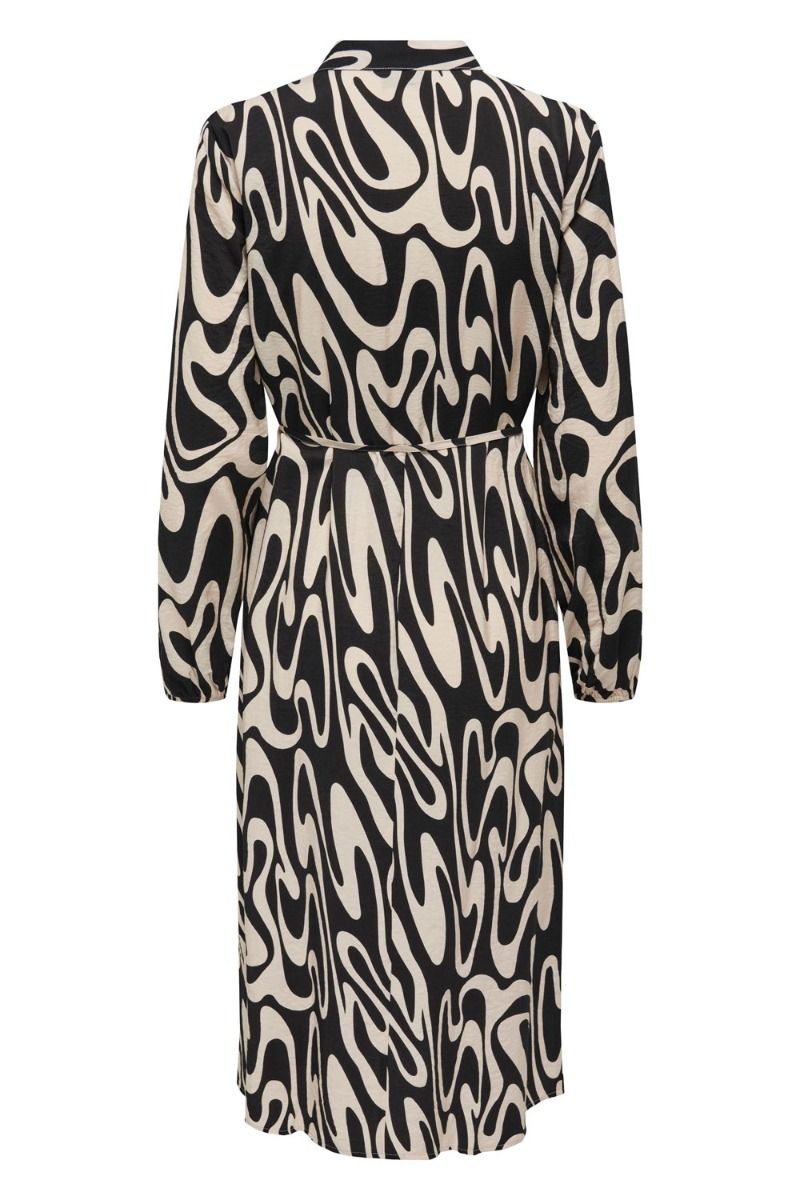 JDY - Kjole - JDY Camille L/S Shirt Dress - Black