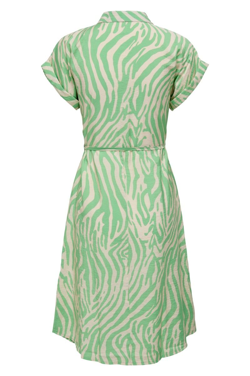 JDY - Kjole - JDY Camille SS Shirt Dress - Sandshell/Absinth