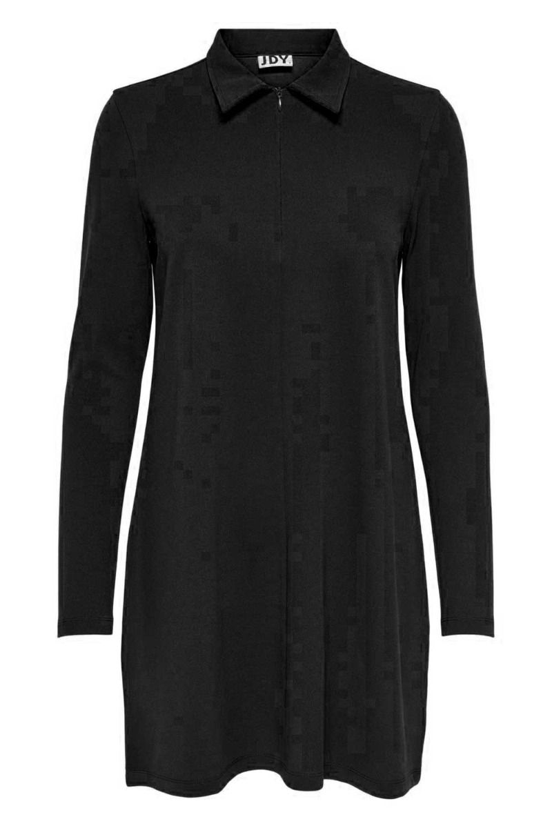 JDY - Kjole - JDY Catia LS Zip Dress - Black