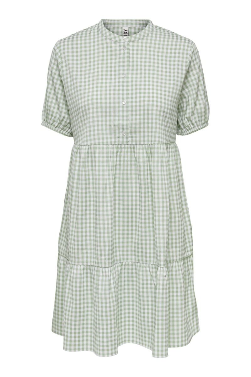 JDY - Kjole - Gaby S/S Midi Dress - Birds Egg Green