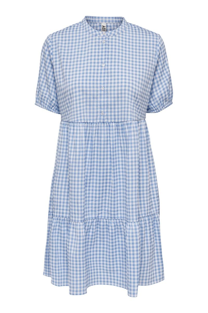 JDy - Kjole - Gaby S/S Midi Dress - Little Boy Blue