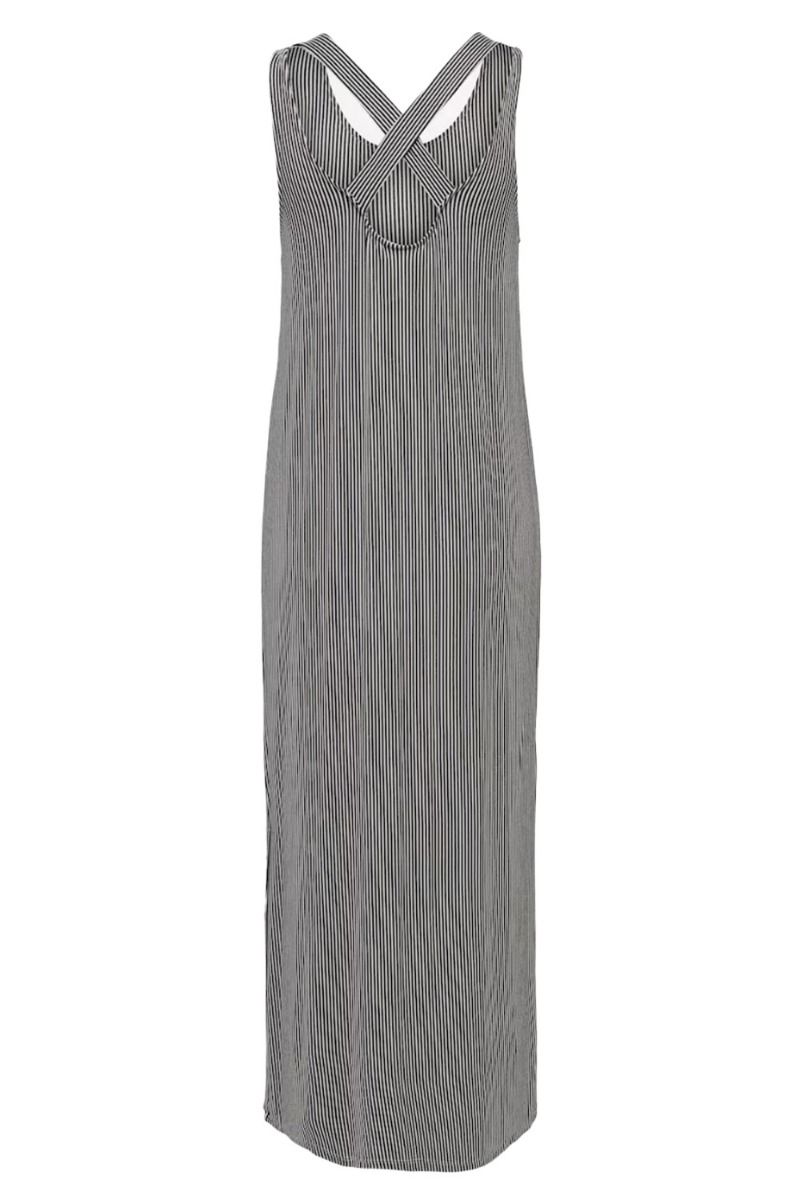 JDY - Kjole - JDY Alina S/L Back Detail Long Dress - Cloud Dancer