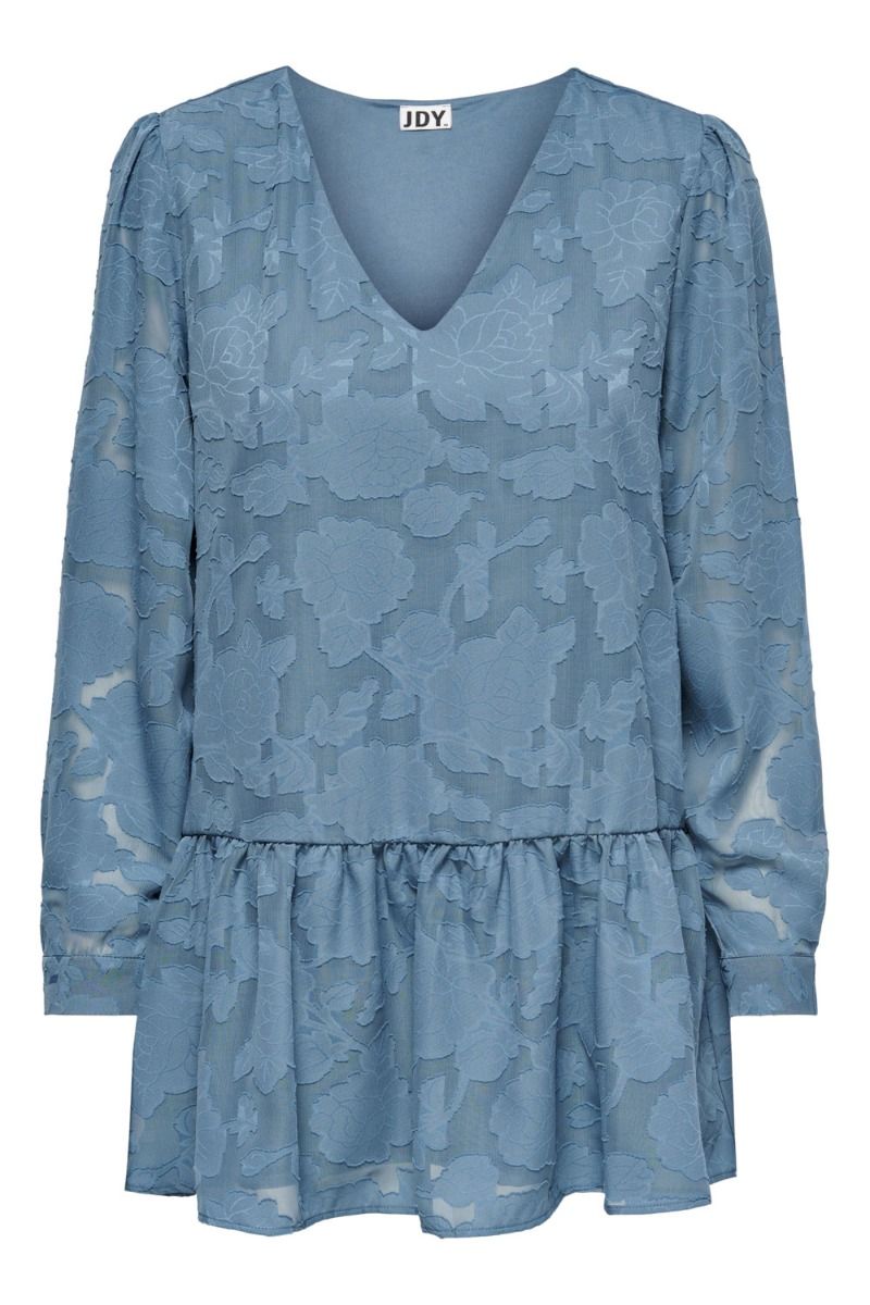 JDY - Kjole - Jovi L/S Dress - Aegean Blue