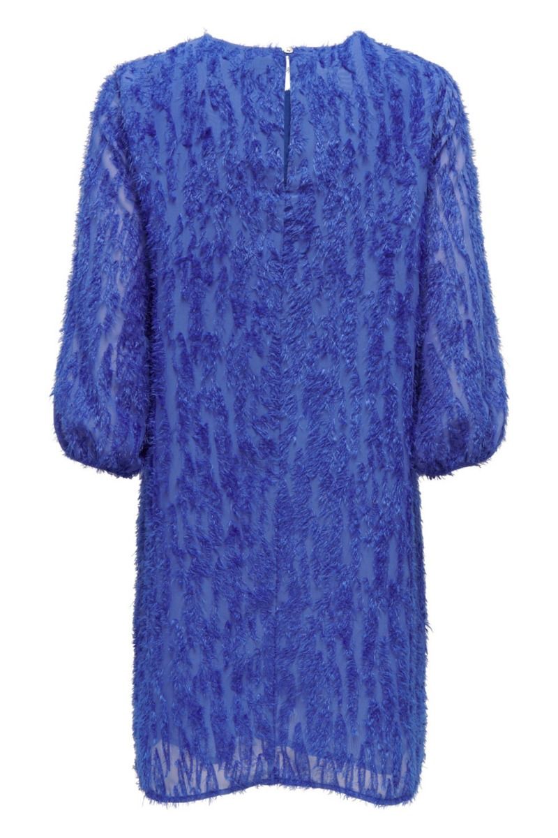 JDY - Kjole - JDY King 3/4 Short Dress - Dazzling Blue