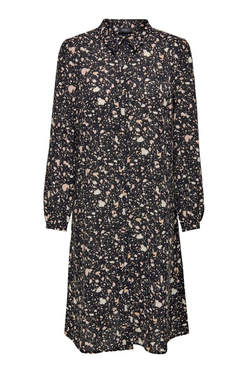 JDY - Kjole - JDY Mandy L/S Shirt Dress - Black