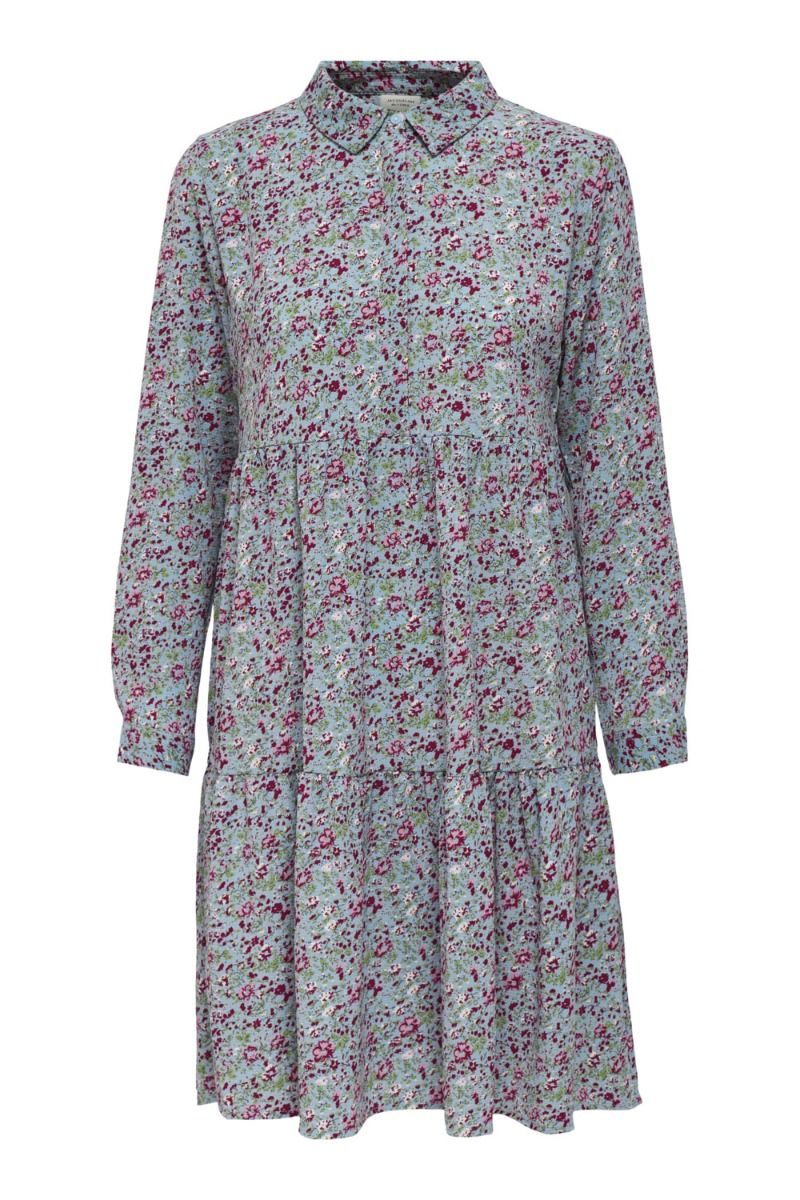 JDY - Kjole - Piper L/S Shirt Dress - Baby Blue