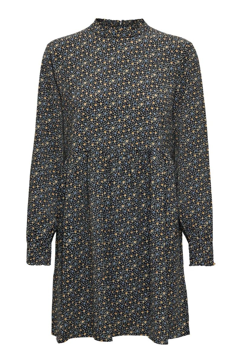 JDY - Kjole - JDY Piper LS Short Dress - Black